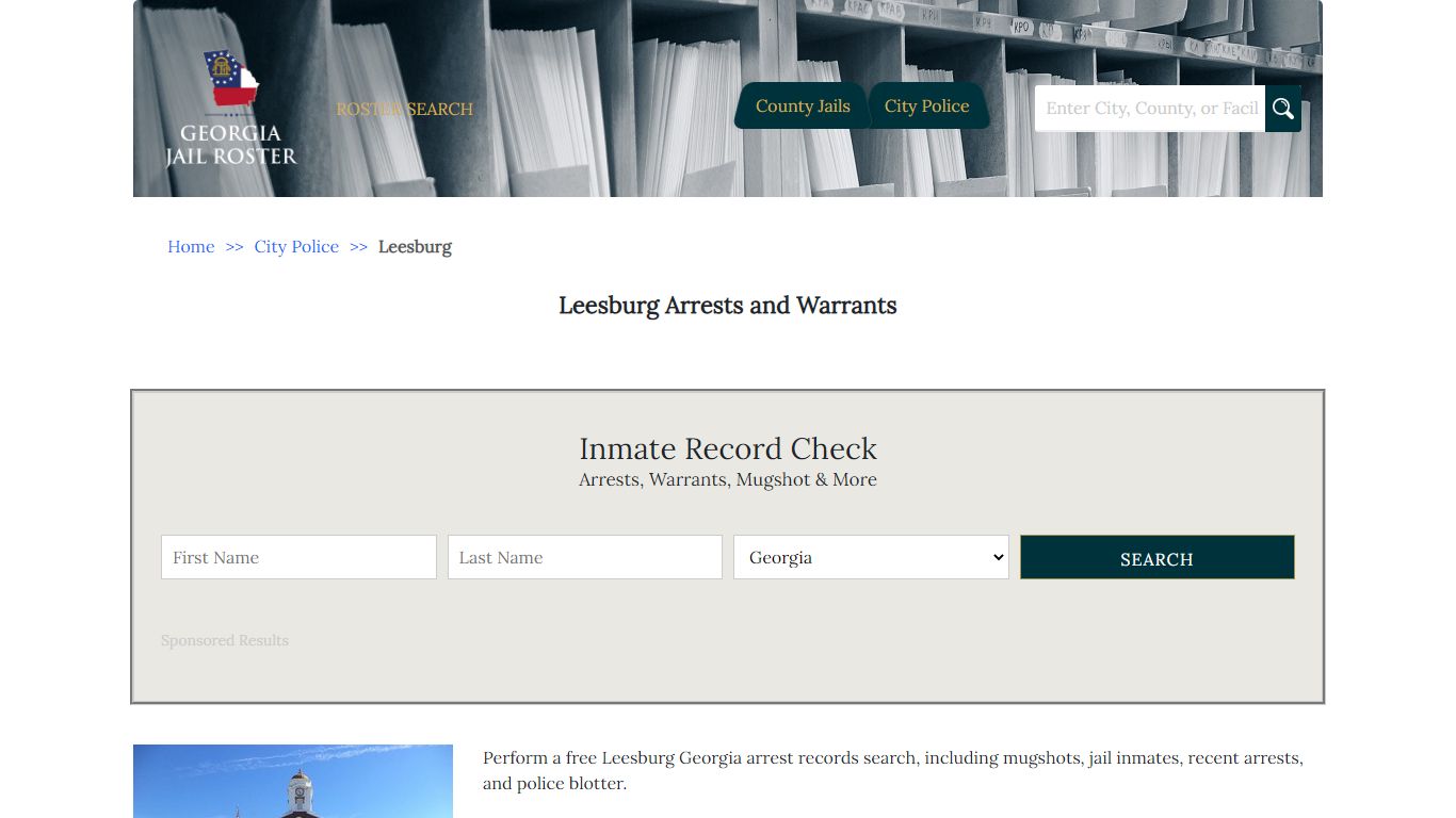 Leesburg Arrests and Warrants | Georgia Jail Inmate Search